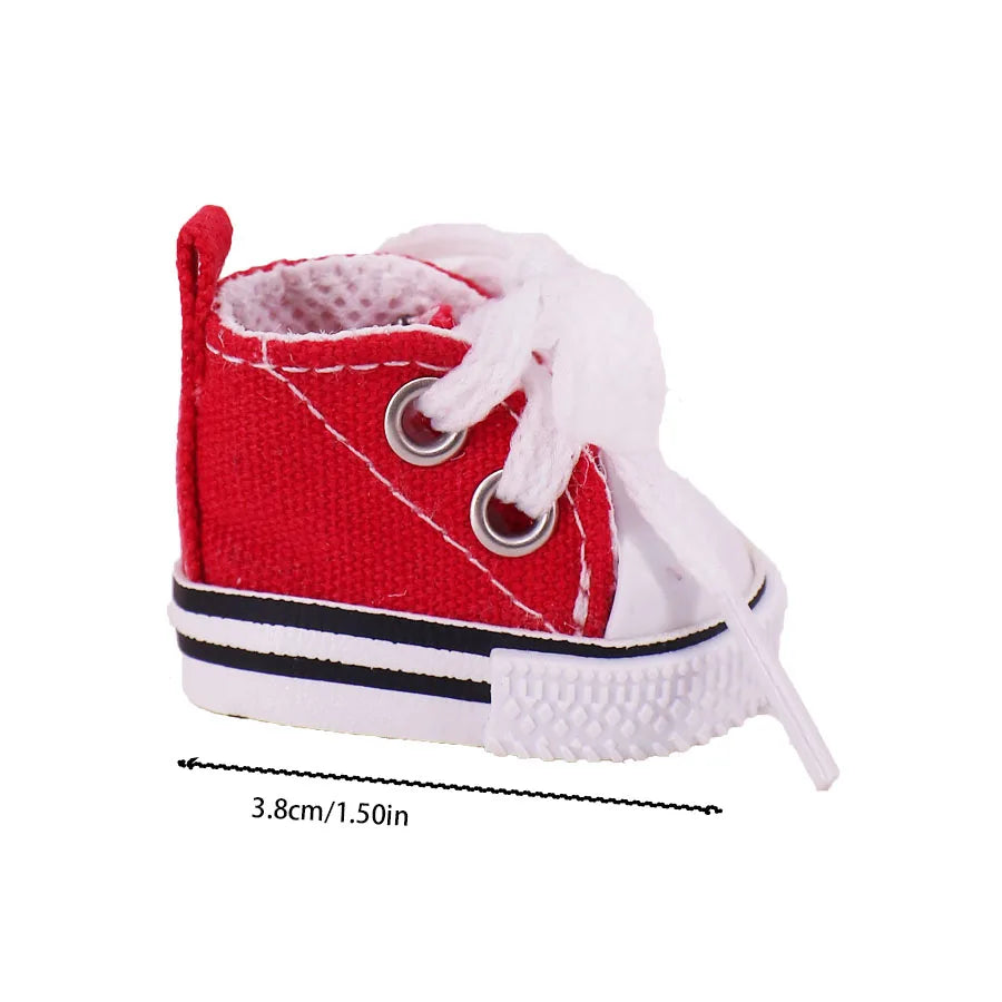 3.8cm Doll Shoes For labubu 17cm Plush Doll Clothes Accessories Girl's Toys ,Christmas Festival Birthday Gift
