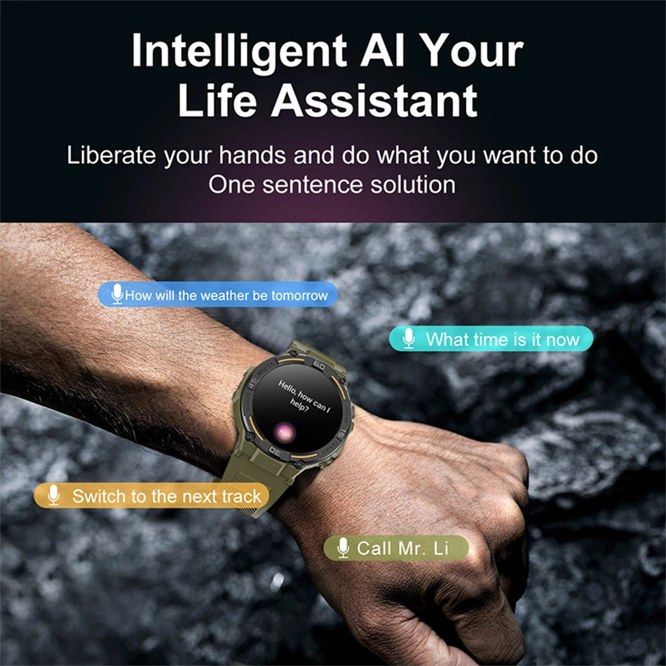Military Smartwatch for Men with Health Monitoring Features - Smarsty