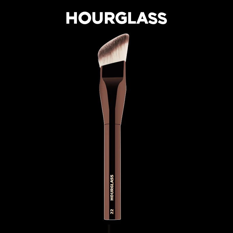 Hourglass Angled Liquid Foundation Brush for Flawless Application - Smarsty