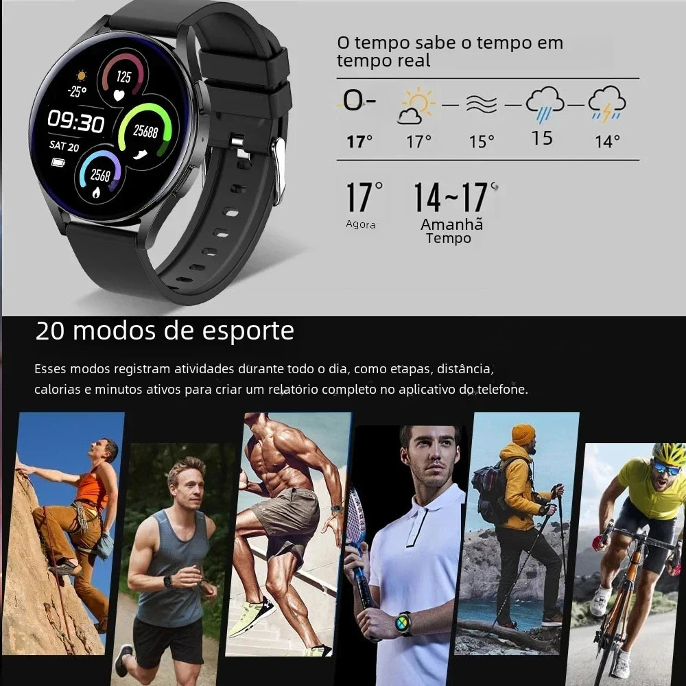 Smart Sports Watch with Bluetooth Call and Health Monitoring - Smarsty