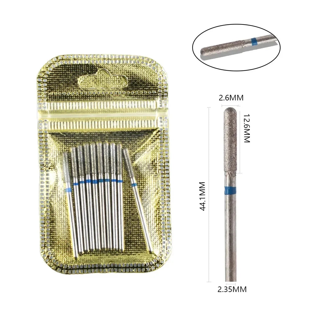 10 Piece Diamond Nail Drill Bit Set for Perfect Manicures - Smarsty