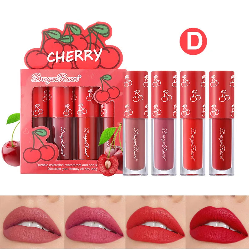 Mini Velvet Matte Lip Gloss Set for Long-Lasting Hydration - Smarsty