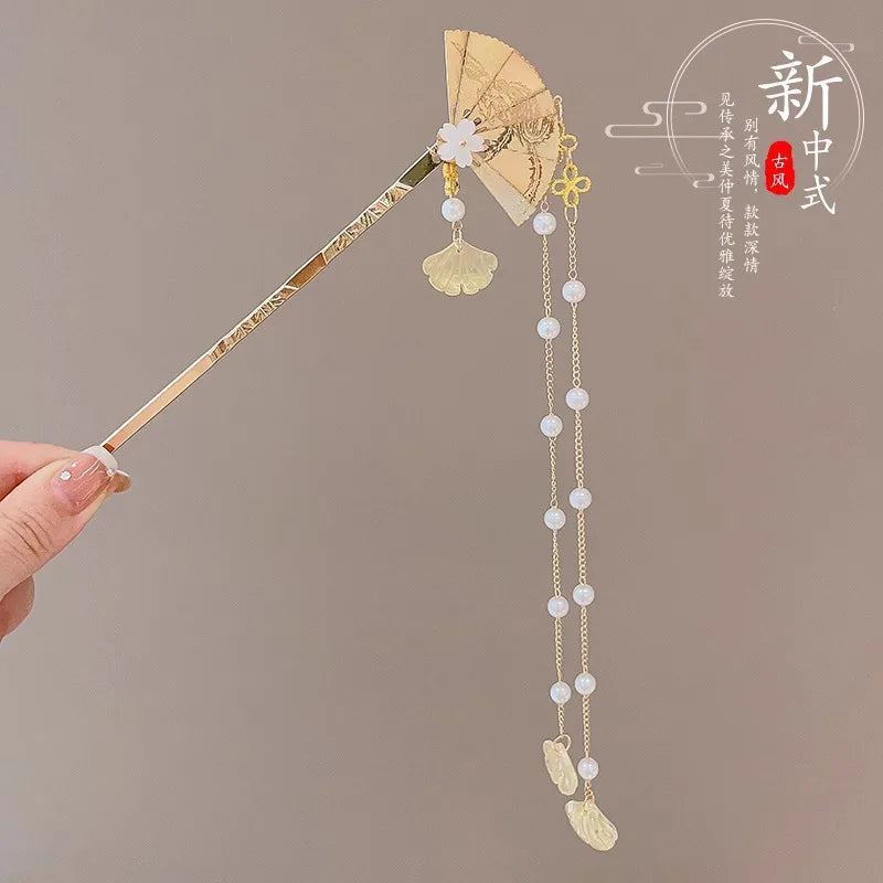Elegant Flower Tassel Hair Clip for Women - Smarsty