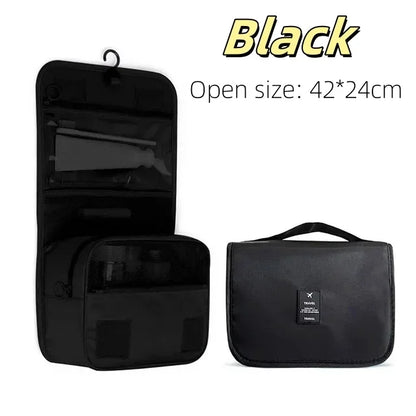 High Quality Travel Makeup Bag Waterproof Toiletries Organizer  Women Neceser Bathroom Hook Wash Pouch Hook Makeup Storage Bag - Smarsty