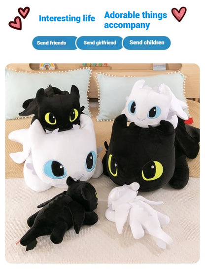 In Stock Little Flying Dragon Kawaii Plush Toy Lying Posture Style Toothless Doll Pillow Toys Children Couple Birthday Gift