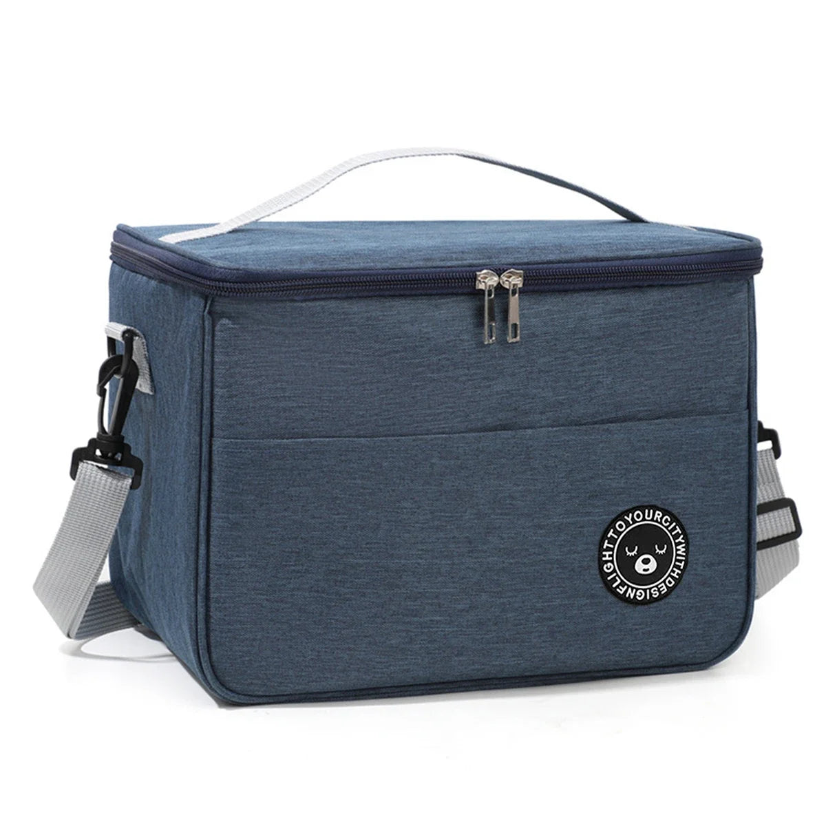 Insulated Lunch Bag Square Bento Bag with Aluminum Foil - Smarsty