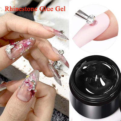 Born Pretty Rhinestones Glue Gel Set for Stunning Nails - Smarsty