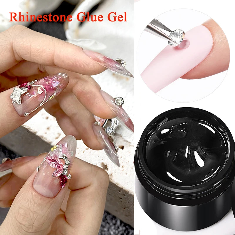 Born Pretty Rhinestones Glue Gel Set for Stunning Nails - Smarsty