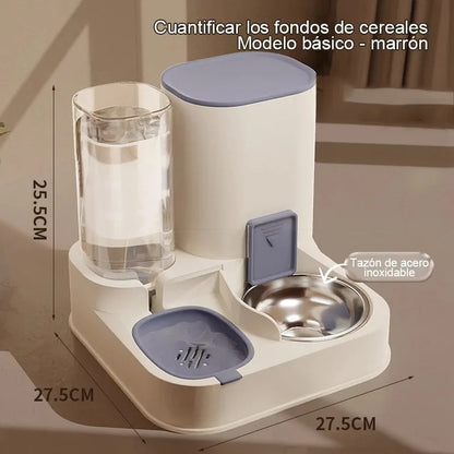 Automatic Cat Feeder with Water Dispenser Large Capacity - Smarsty