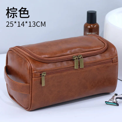 Men Luxury Toiletry Bag Travel Organizer With Hanging Hook - Smarsty