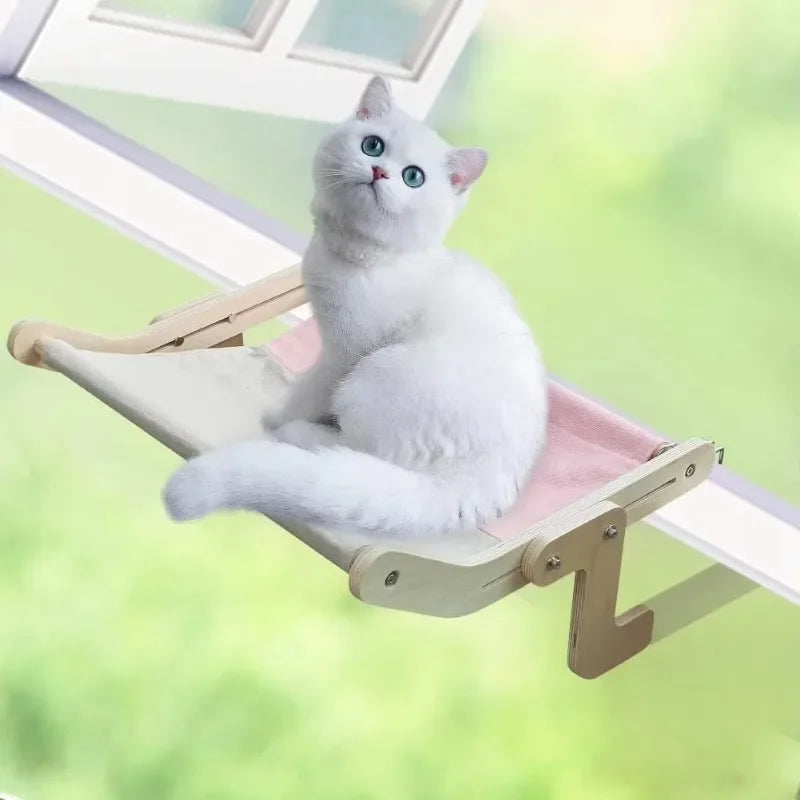 Cat Hammock with Window and Detachable Balcony - Smarsty