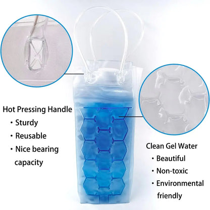 Eco-Friendly Ice Wine Cooler Bag with Chill Feature - Smarsty