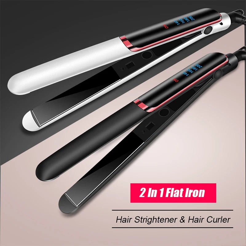 Ceramic Ionic Hair Straightener with Fast Heat-Up - Smarsty