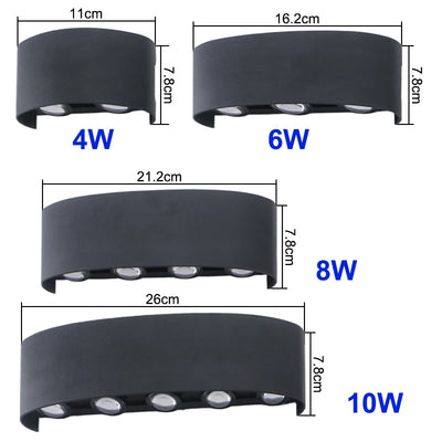 Waterproof LED Wall Light for Outdoor Use - Smarsty