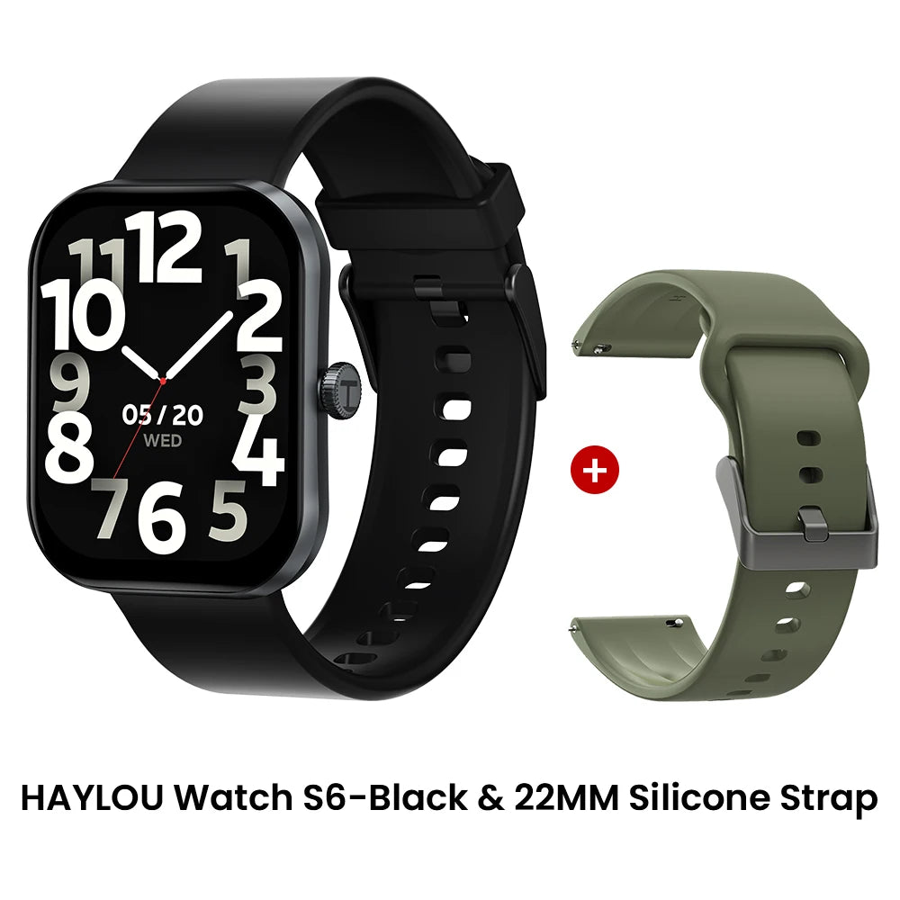 Haylou S6 Smartwatch With HD Display And Fitness Tracking - Smarsty