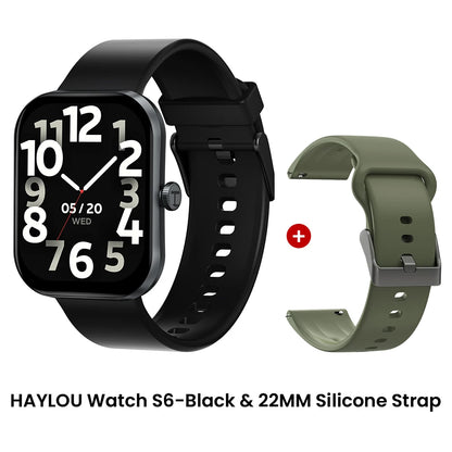 Haylou S6 Smartwatch With HD Display And Fitness Tracking - Smarsty