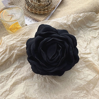 Elegant Rose Hair Clip For Women Secure Back Hair Style - Smarsty