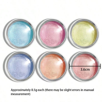 Shimmering Aurora Nail Powder Set for Stunning Holographic Effects - Smarsty