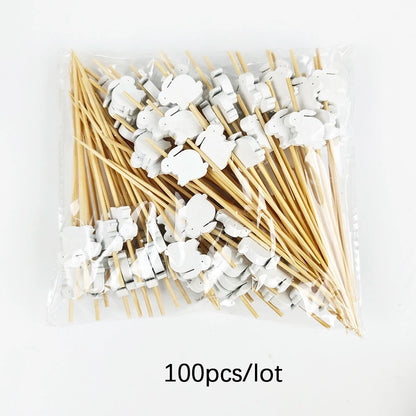 Easter Disposable Bamboo Skewers for Festive Decor - Smarsty