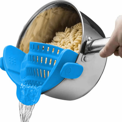 1pc, Strainer, Pot Strainer, Adjustable Clip On Strainer For Pots Pans And Bowls, Kitchen Pot Strainer - Smarsty