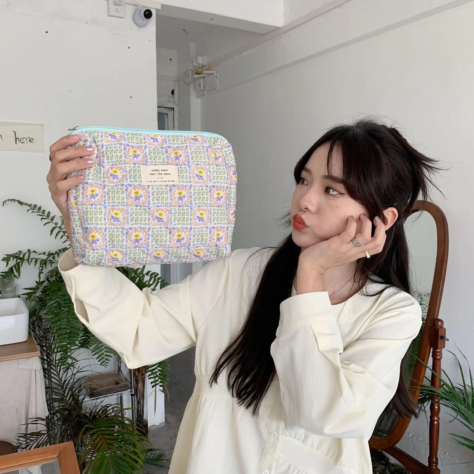 Large Capacity Women's Cosmetic Bags Cases Casual Ladies Small Storage Bag with Zipper Female Travel Clutch Bag Small Handbags - Smarsty
