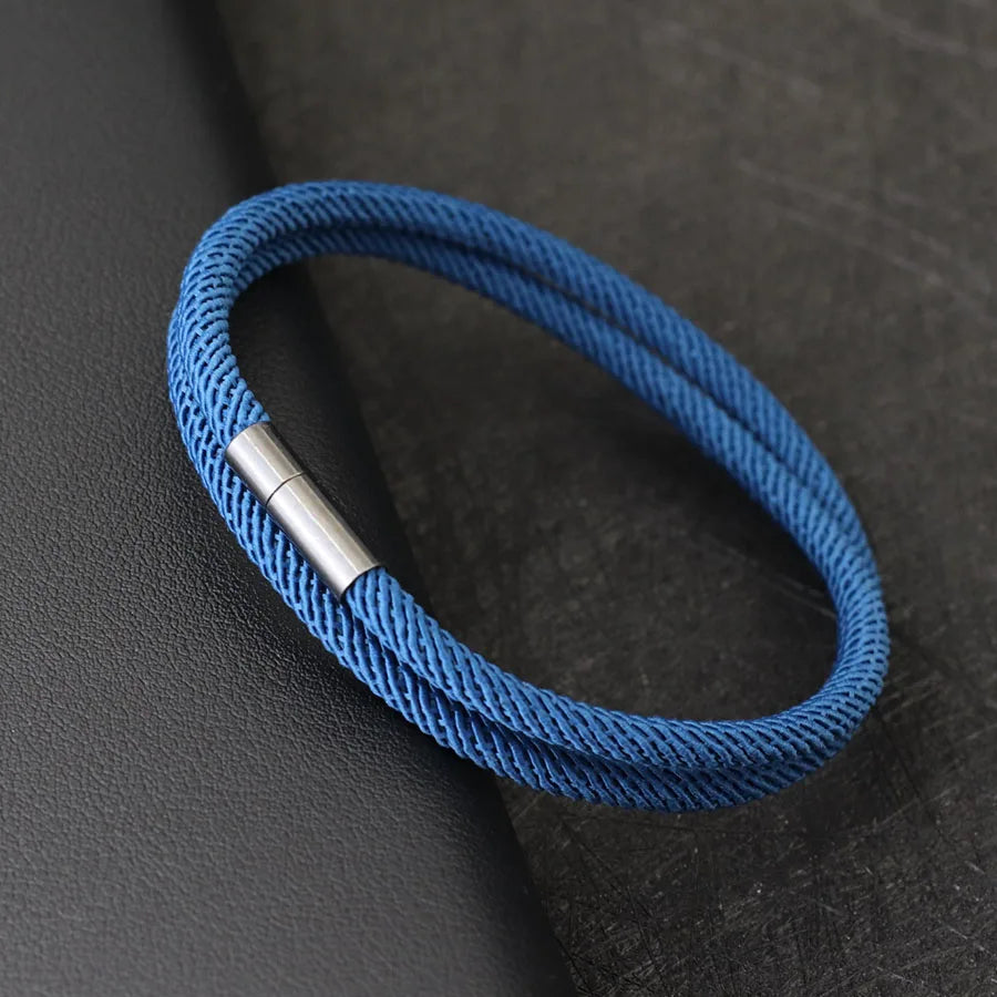 Mens Rope Bracelet with Detachable Buckle for Stylish Gifts - Smarsty