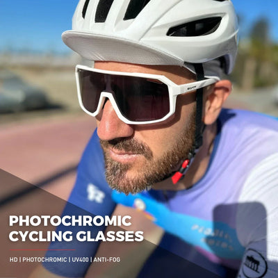 SCVCN Photochromic Cycling Sunglasses MTB Glasses Road Bike Cycling UV400 Goggles Men Women Outdoor Bicycle Sports Eyewear New by Smarsty