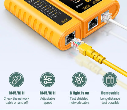 ANENG M469D Network Analyzer Tester for RJ45 and RJ11 - Smarsty