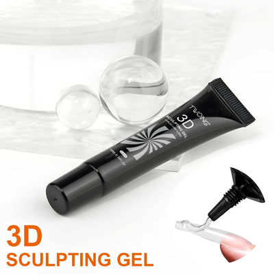 Waterproof 3D Nail Art Gel for DIY Designs - Smarsty