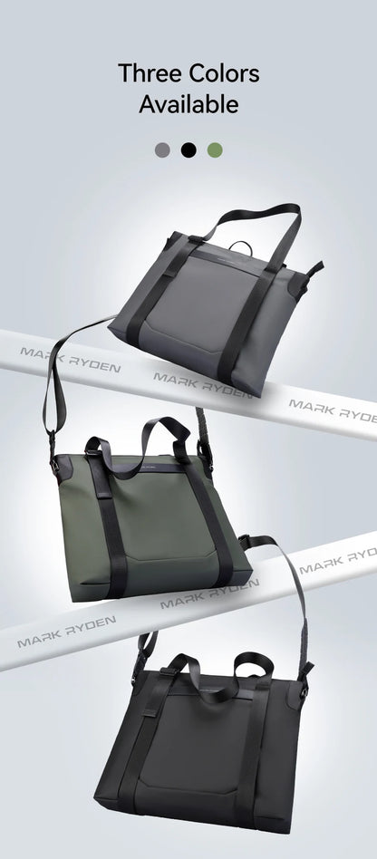 Mark Ryden Leather Messenger Bag Men Crossbody Spacious - Smarsty
