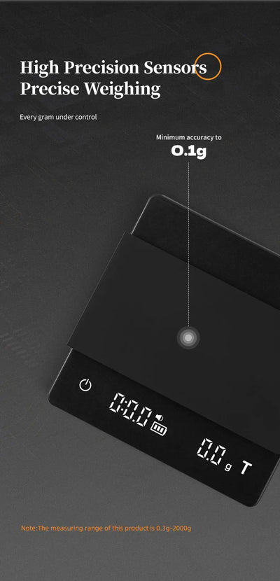 High Precision Digital Coffee Scale with LED Display - Smarsty