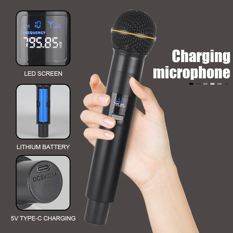 Wireless Handheld Microphone for Party and Karaoke - Smarsty