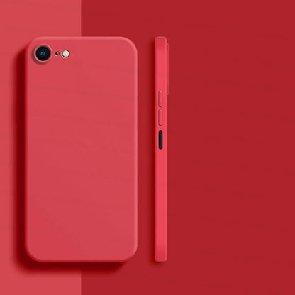 Smarsty Shockproof Soft TPU iPhone 8 Case Liquid Silicone Back -