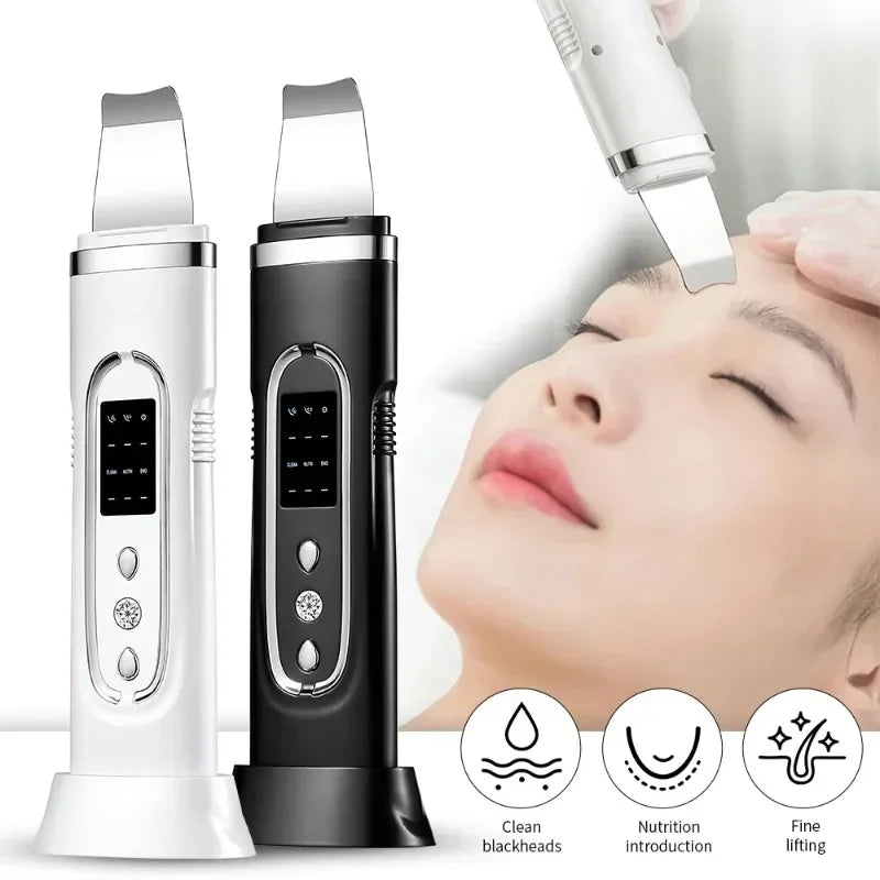 Ultrasonic Skin Scrubber for Deep Cleansing and Rejuvenation - Smarsty