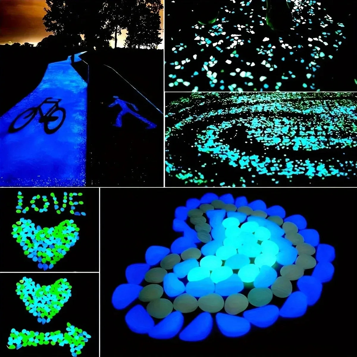 Glow in the Dark Garden Pebbles for Beautiful Outdoor Decor - Smarsty