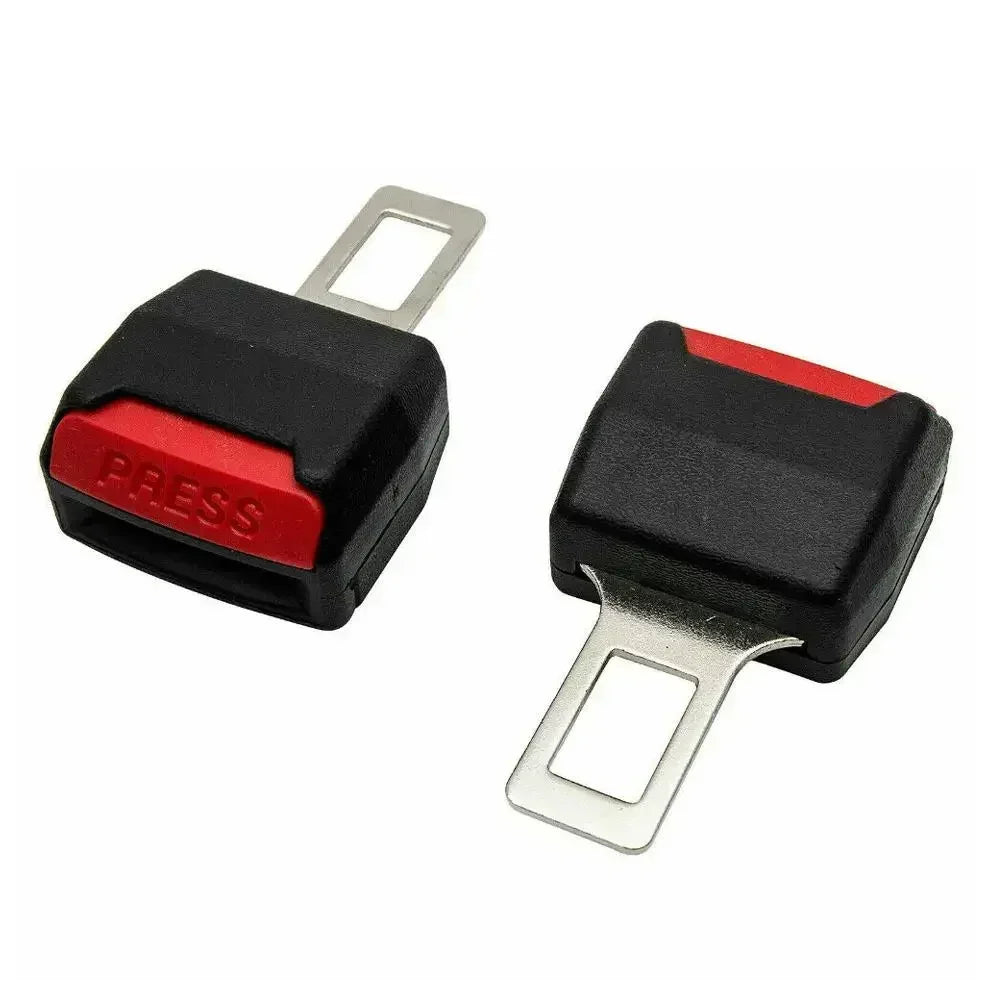 2PC Car Seat Belt Clip Extender Safety Seatbelt Lock Buckle Plug Thick Insert Socket Extender Safety Buckle Seat Belt Accessorie - Smarsty