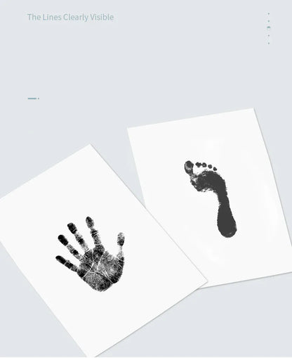 Newborn Handprint Kit With Safe Ink Pads Frame Keepsake - Smarsty