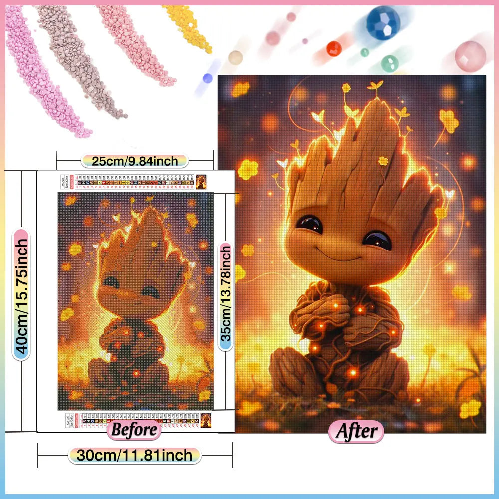 Disney Guardians of the Galaxy Groot Diamond Painting Kit - Smarsty
