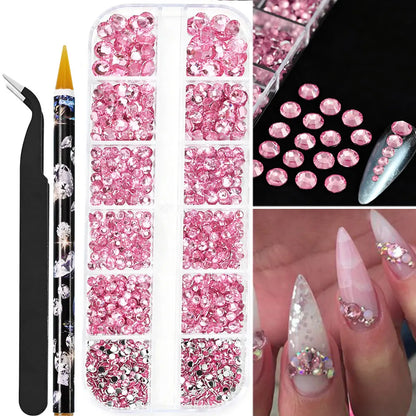 Half Round Pearl Beads for Stunning Nail Art - Smarsty