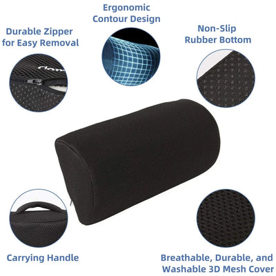 Ergonomic Memory Foam Foot Rest for Desk Comfort - Smarsty