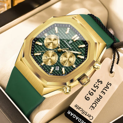 Waterproof Luminous Chronograph Watch for Men - Smarsty