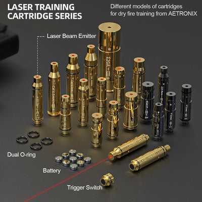 9mm laser training cartridge Red Dot Laser Training Bullet Dry Fire Laser Trainer Cartridge Tactical Laser Bullet