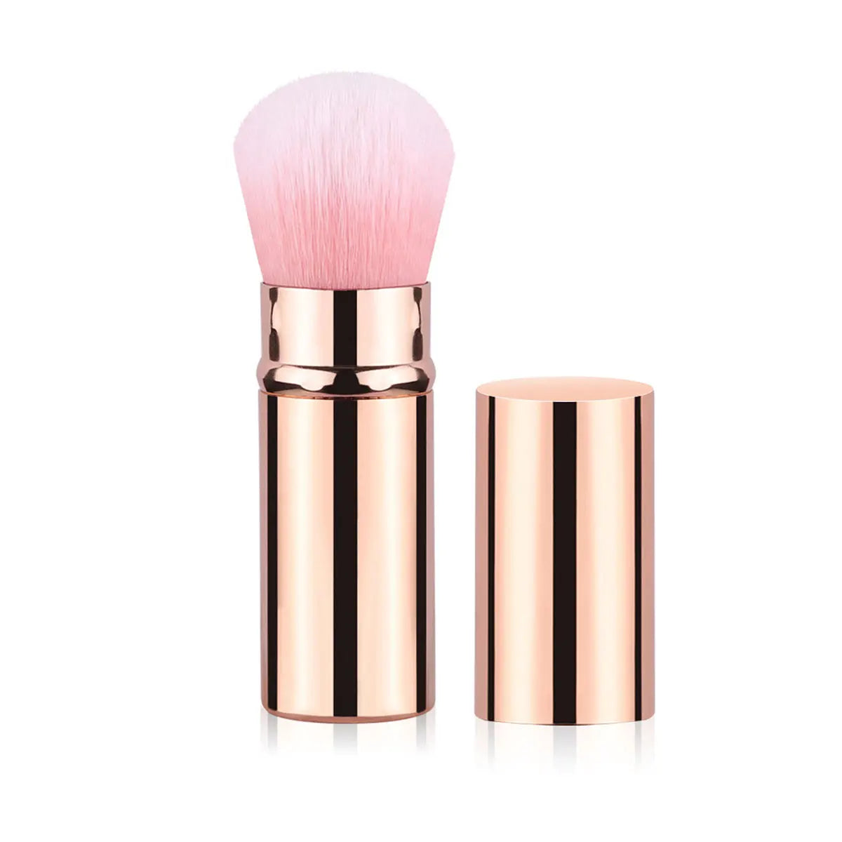 Retractable Makeup Brush with Aluminum Handle for Easy Application - Smarsty