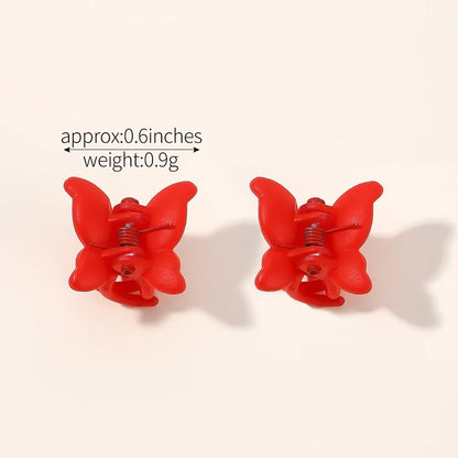 Colorful Mini Butterfly Hair Clips Secure Hold For Girls - Smarsty