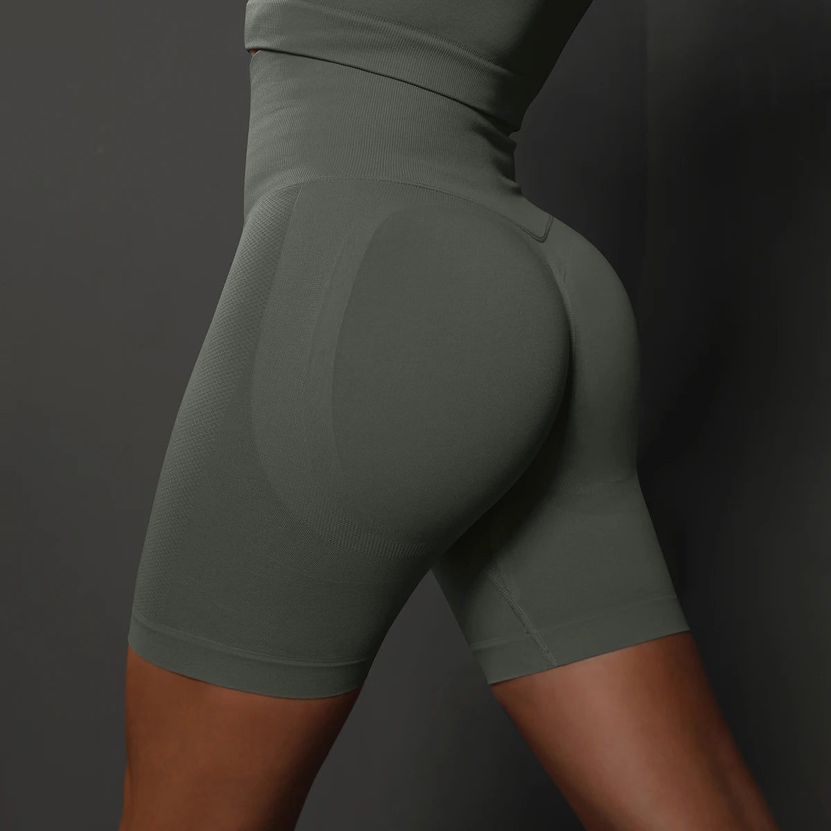 Yoga Shorts Women Sports Shorts Seamless Gym Workout Shorts High Waist Push Up Fitness Sports Shorts Cycling Shorts - Smarsty