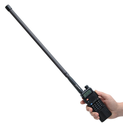 ABBREE CS Tactical Antenna SMA-Female Dual Band VHF UHF 144/430Mhz Foldable For Walkie Talkie Baofeng UV-21 UV-5R QuanSheng K5 - Smarsty
