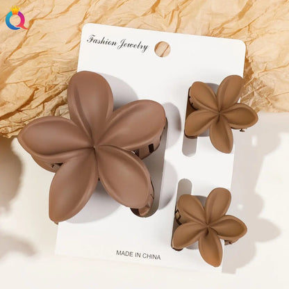Hawaiian Flower Hair Claw Clips For Thin Hair Lightweight - Smarsty