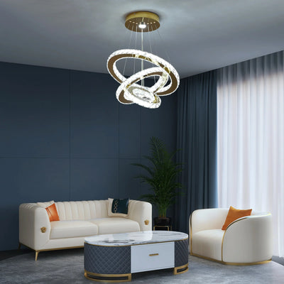 French luxury crystal chandeliers Hall living room Led ceiling lamp pendant ceiling light Room Kitchen Dining table decoration ﻿ - Smarsty