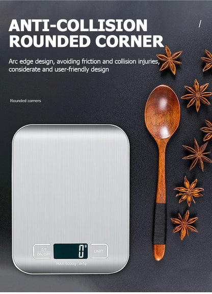 Digital Kitchen Scale with LCD Display for Accurate Weighing - Smarsty