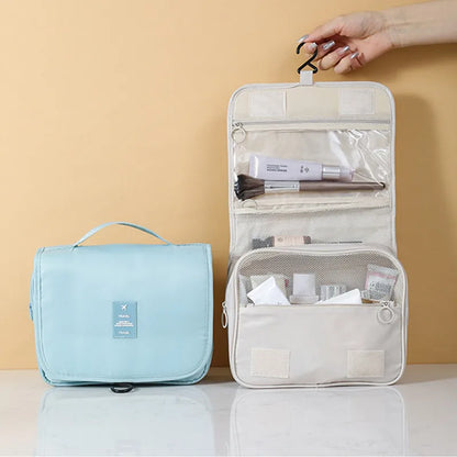 Waterproof Travel Makeup Bag Organizer For Women With Hook - Smarsty